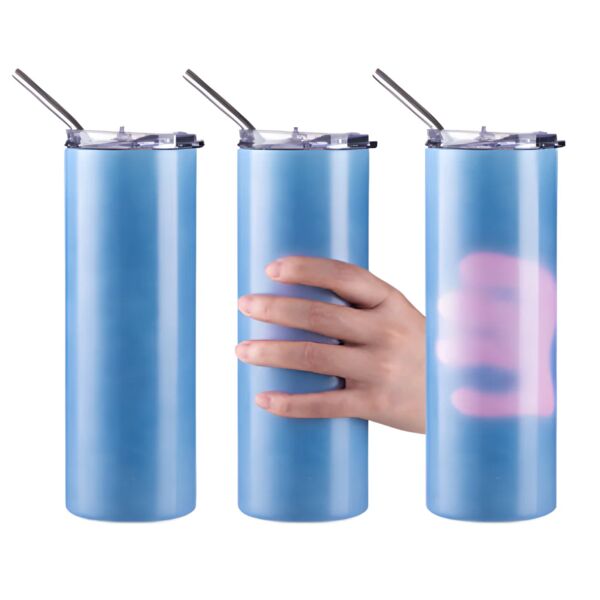 Water Bottle HEAT SENSITIVE - 600ml 2 Colours Thumbnail