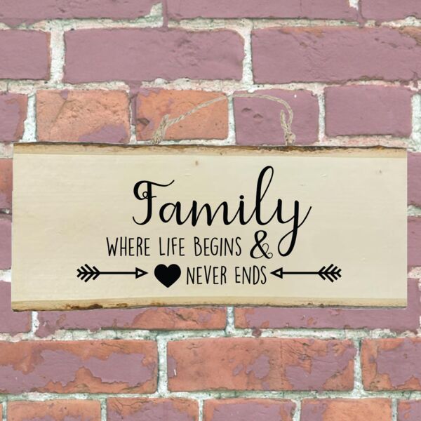 Natural Wooden Hanging Sign Thumbnail