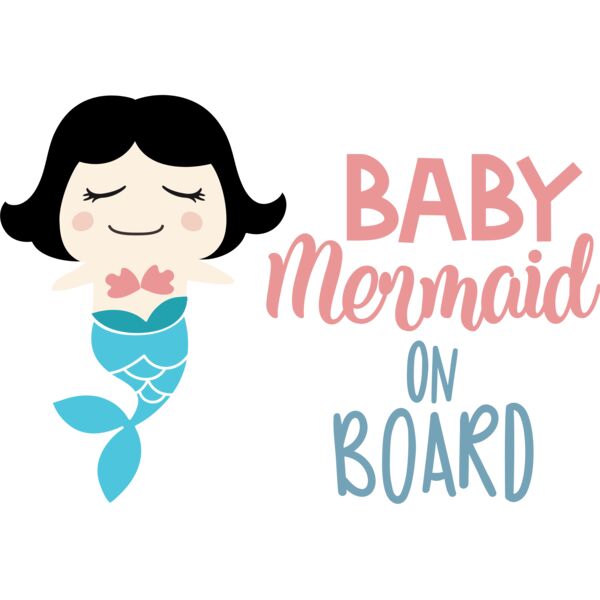 Baby Mermaid On Board Thumbnail